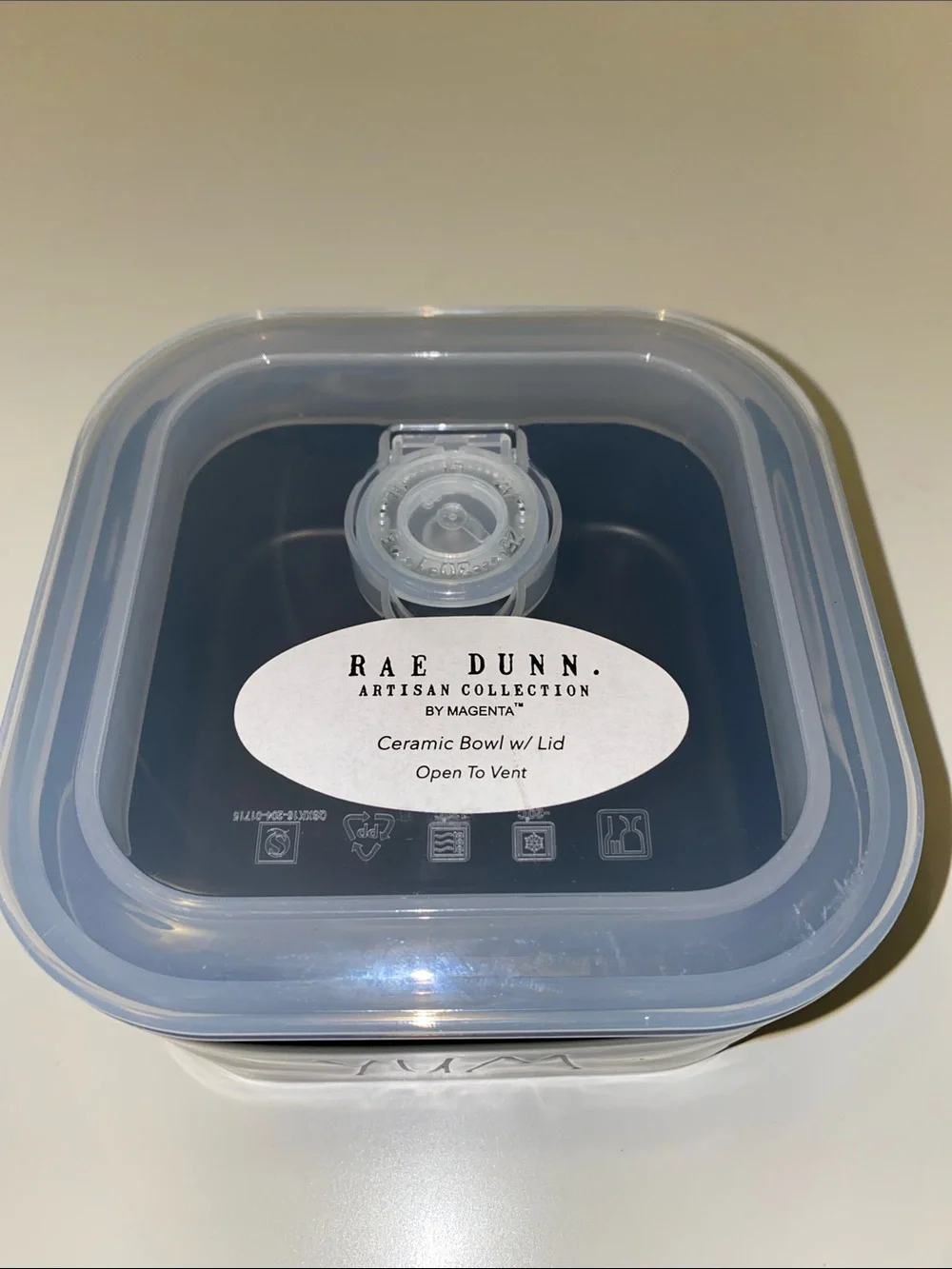 Rae Dunn Yum Container with Lid SET OF 3